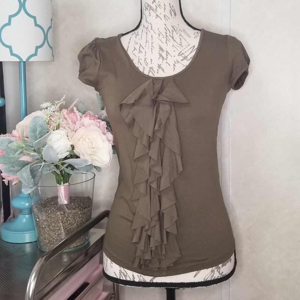 Olive green blouse